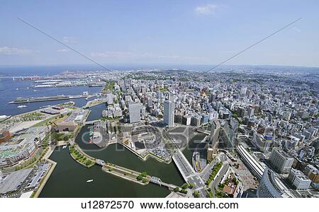 Yokohama View Large Photo Image Stock Image - Yokohama. Fotosearch