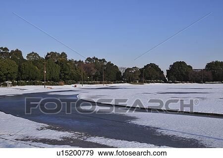 Stock Photo - Yumenoshima park, Koto ward, Tokyo Prefecture, Honshu, Japan. Fotosearch