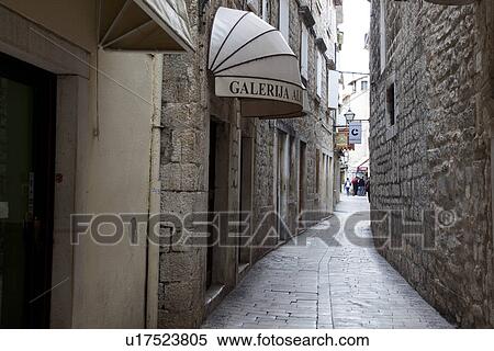 Alley View Large Photo Image Stock Photography - Alley. Fotosearch