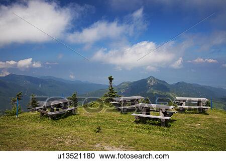 Benches in Mountain View Large Photo Image Stock Image - Benches in Mountain. Fotosearch