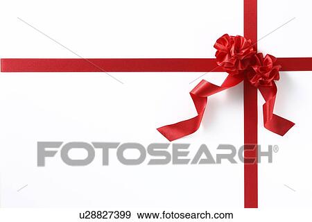 Bow on Present View Large Photo Image Stock Photo - Bow on Present. Fotosearch