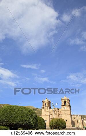 Stock Photograph - Building near Lake Titicaca, Peru, Latin America. Fotosearch