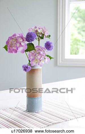 Bunch of Flowers in Vase View Large Photo Image Stock Photo - Bunch of Flowers in Vase. Fotosearch
