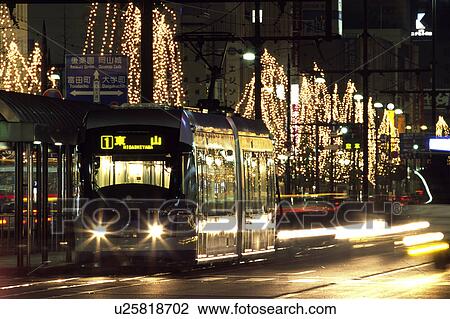 Stock Image - Cable car, Okayama Prefecture, Japan. Fotosearch