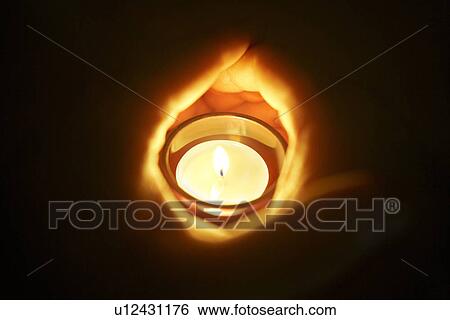 Stock Photograph - Candle. Fotosearch