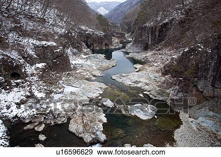 Canyon in Winter View Large Photo Image Stock Photo - Canyon in Winter. Fotosearch