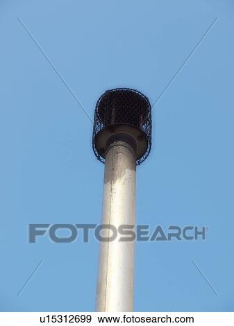 Chimney of Incinerator View Large Photo Image Stock Photo - Chimney of Incinerator. Fotosearch