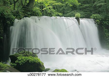 Stock Photo - Choshi Otaki Waterfall. Fotosearch