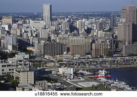 Stock Photography - Cityscape of Chiba City, Chiba Prefecture, Japan . Fotosearch