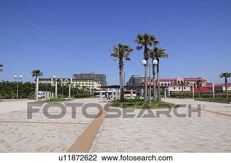 Stock Image - Cityscape of Urayasu City, Chiba Prefecture, Honshu, Japan. Fotosearch