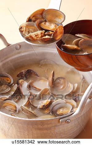 Clam Miso Soup View Large Photo Image Stock Image - Clam Miso Soup. Fotosearch