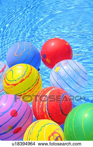 Colorful Balloons Floating on Water View Large Photo Image Picture - Colorful Balloons Floating on Water. Fotosearch