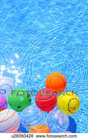 Colorful Balloons Floating on Water View Large Photo Image Stock Photo - Colorful Balloons Floating on Water. Fotosearch