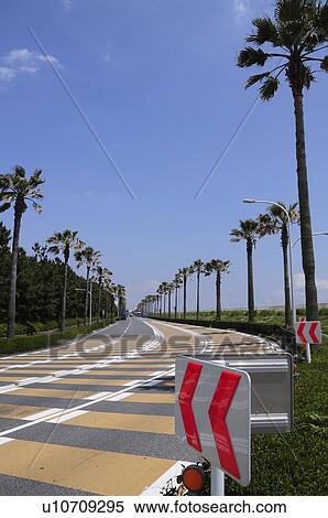Stock Photography - Curvy road in Maihama, Urayasu City, Chiba Prefecture, Honshu, Japan. Fotosearch
