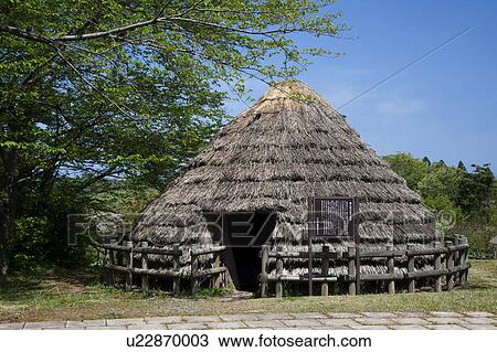Dwelling from Jomon Period View Large Photo Image Stock Image - Dwelling from Jomon Period. Fotosearch