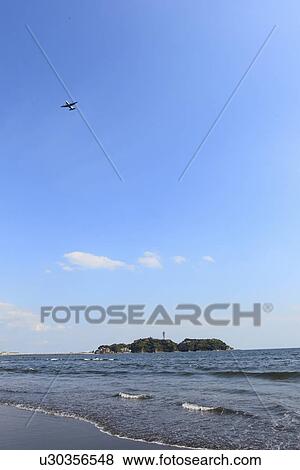 Enoshima Island View Large Photo Image Stock Photo - Enoshima Island. Fotosearch