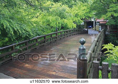 Footbridge View Large Photo Image Stock Image - Footbridge. Fotosearch