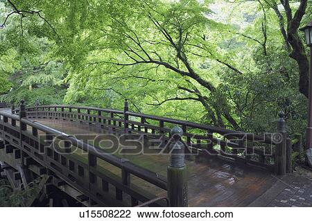 Stock Image - Footbridge. Fotosearch
