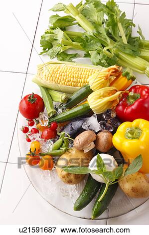 Stock Photo - Fresh Vegetables. Fotosearch