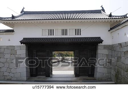 Picture - Gate at Ako Castle. Fotosearch