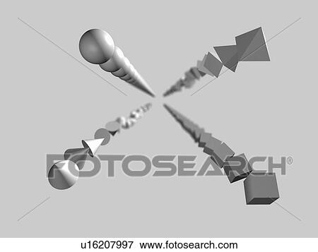 Geometric Shapes in a row, digitally generated image View Large Photo Image Stock Photo - Geometric Shapes in a row, digitally generated image. Fotosearch