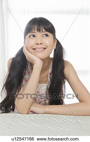 Happy Young Woman View Large Photo Image Stock Photograph - Happy Young Woman. Fotosearch