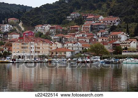 Picture - Harbour at Trogir. Fotosearch