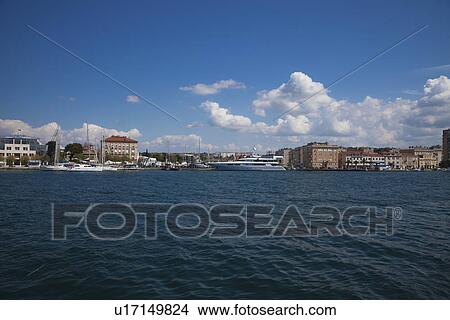Harbour at Zadar View Large Photo Image Picture - Harbour at Zadar. Fotosearch
