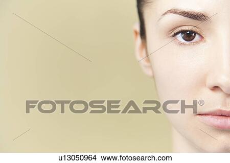 Headshot of young woman View Large Photo Image Picture - Headshot of young woman. Fotosearch