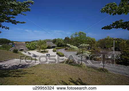 Picture - Huts from Jomon Period. Fotosearch