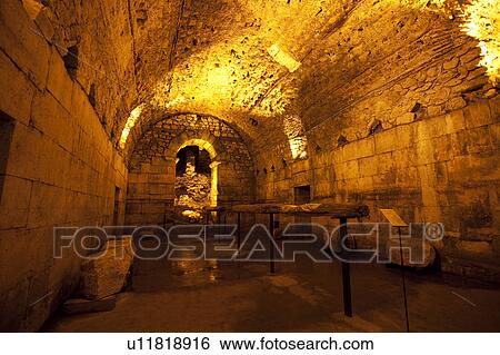 Interior of Diocletian Royal Palace View Large Photo Image Stock Photograph - Interior of Diocletian Royal Palace. Fotosearch