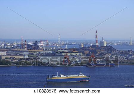 Stock Photograph - Keiyo Rinkai Complex, Chiba Prefecture, Japan. Fotosearch