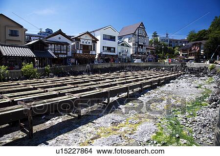 Picture - Kusatsu Hot Spring. Fotosearch