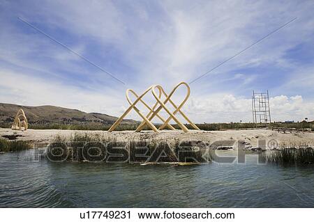 Stock Image - Lake Titicaca, Peru, Latin America. Fotosearch