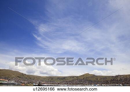 Stock Photograph - Lake Titicaca, Peru, Latin America. Fotosearch