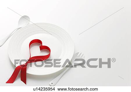 Love Heart on Plate View Large Photo Image Picture - Love Heart on Plate. Fotosearch