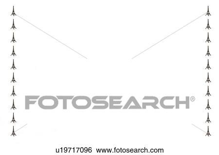 Stock Photograph - Miniature Eiffel towers. Fotosearch