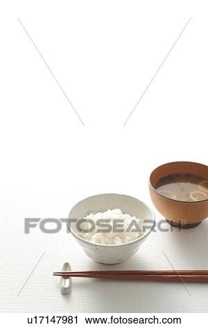 Miso Soup and Rice View Large Photo Image Stock Image - Miso Soup and Rice. Fotosearch