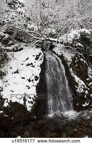 Stock Photo - Misutaki Fall in Winter. Fotosearch