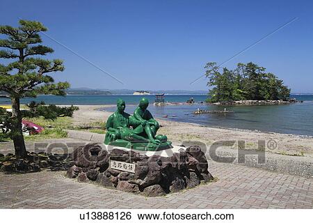 Stock Photograph - Monument at Beach. Fotosearch