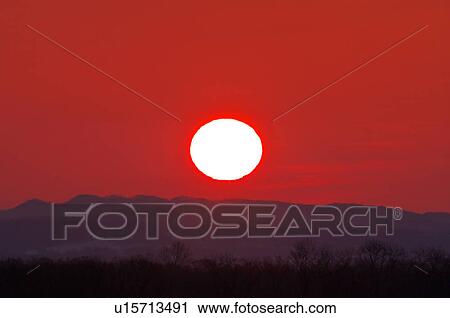 Stock Image - Morning Over Tokachi. Fotosearch