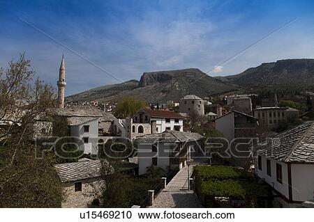 Stock Image - Mostar Old City. Fotosearch