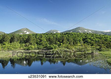 Stock Image - Mount Hakkoda. Fotosearch