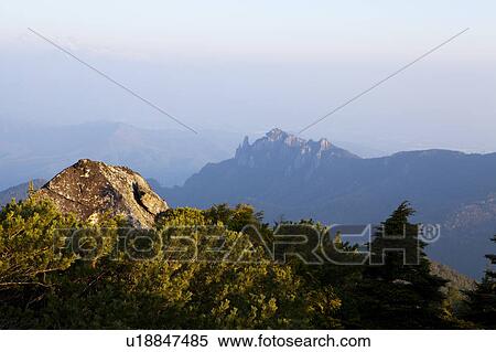 Stock Photography - Mount Mizugaki and Kimpu. Fotosearch