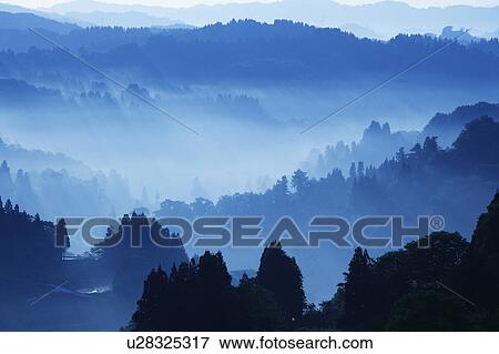 Mountain Range at Dawn View Large Photo Image Stock Photo - Mountain Range at Dawn. Fotosearch