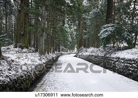 Nikko Kaido Route in Winter View Large Photo Image Stock Image - Nikko Kaido Route in Winter. Fotosearch