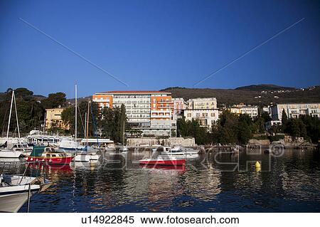 Opatija Harbor View Large Photo Image Stock Photography - Opatija Harbor. Fotosearch