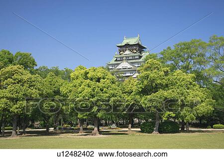 Osaka Castle View Large Photo Image Stock Image - Osaka Castle. Fotosearch