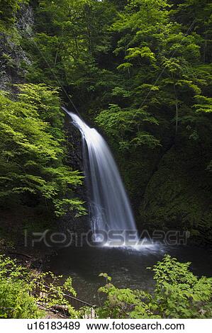 Stock Photo - Osen Falls. Fotosearch