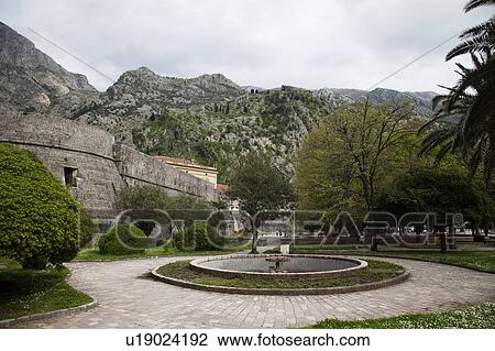 Stock Image - Park and Saint Geovanni Fort. Fotosearch